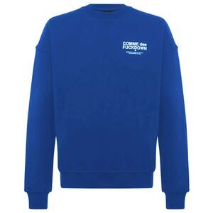 Comme Des Fuckdown Blue Cotton Men's Sweater